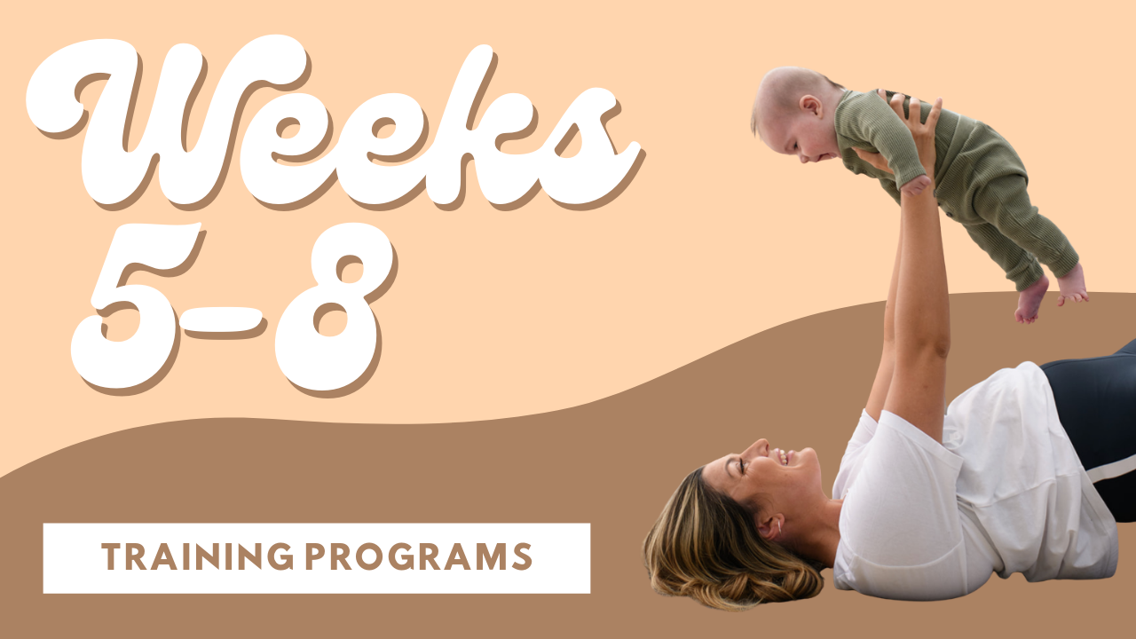 Your Calendar For Weeks 5-8