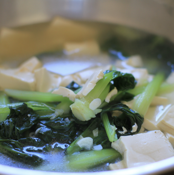 Egg Drop Silken Tofu Soup