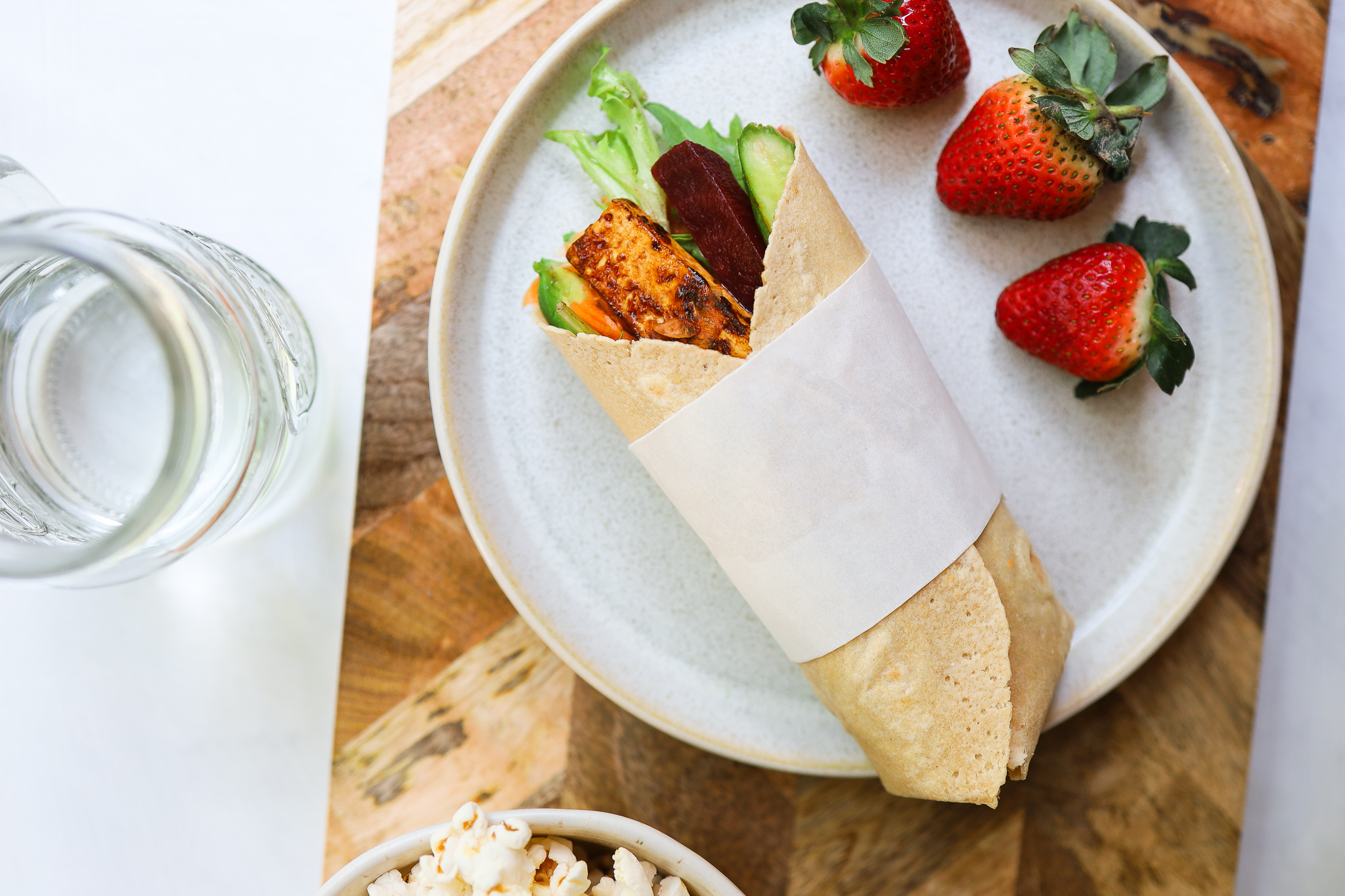 BBQ Tofu Wrap - Marika Day