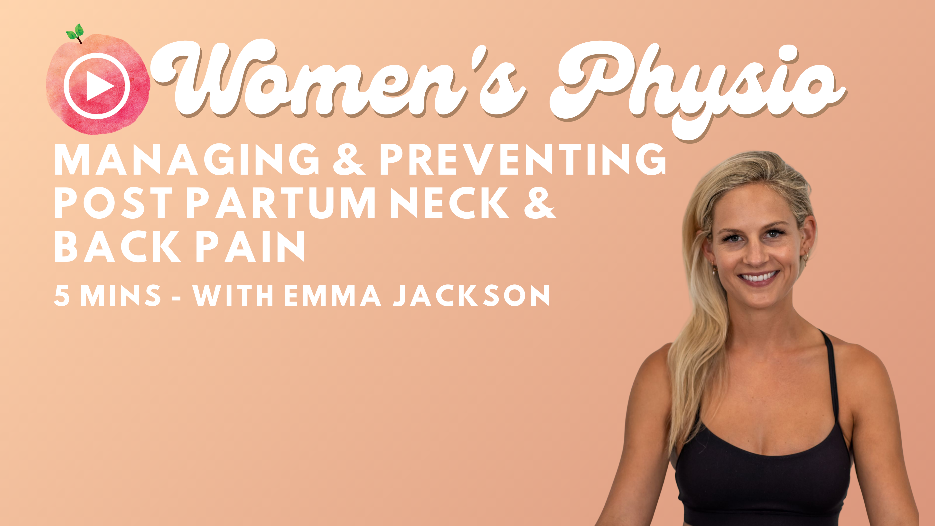 Preventing & Managing Lower back & Neck Pain