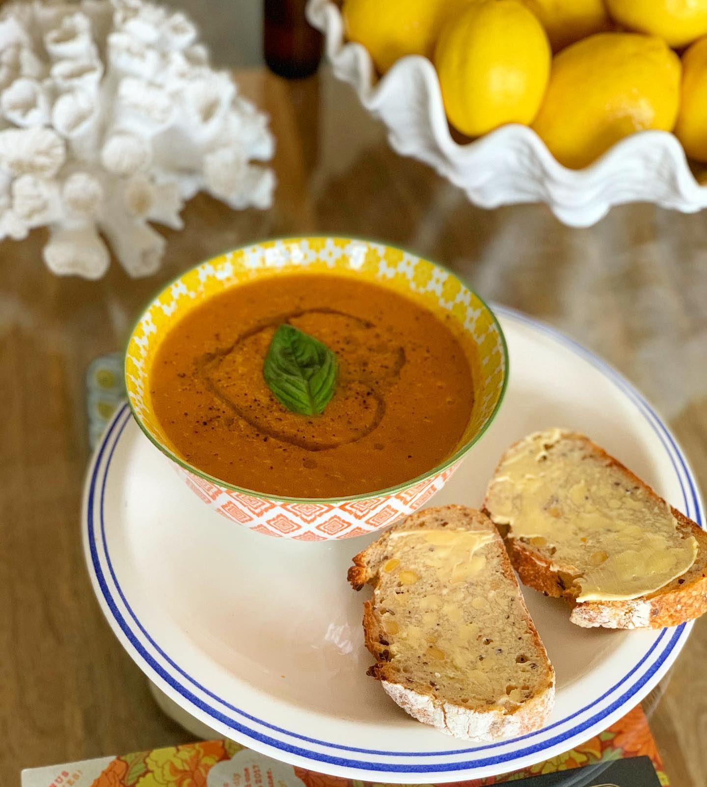Delicious tomato soup 