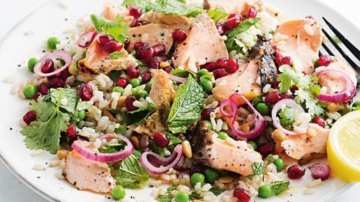 Bec's Summer Salmon Salad Dish