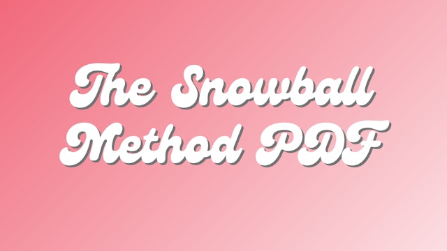 The Snowball Method.pdf