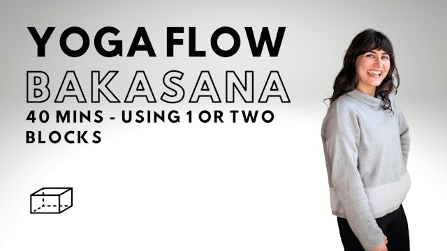 Yoga Flow Bakasana