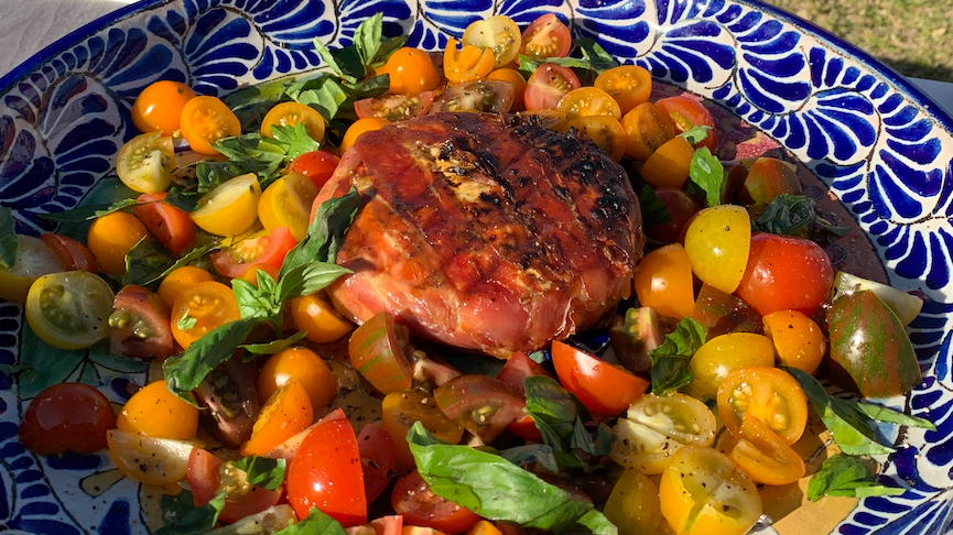 Grilled Prosciutto Wrapped Brie