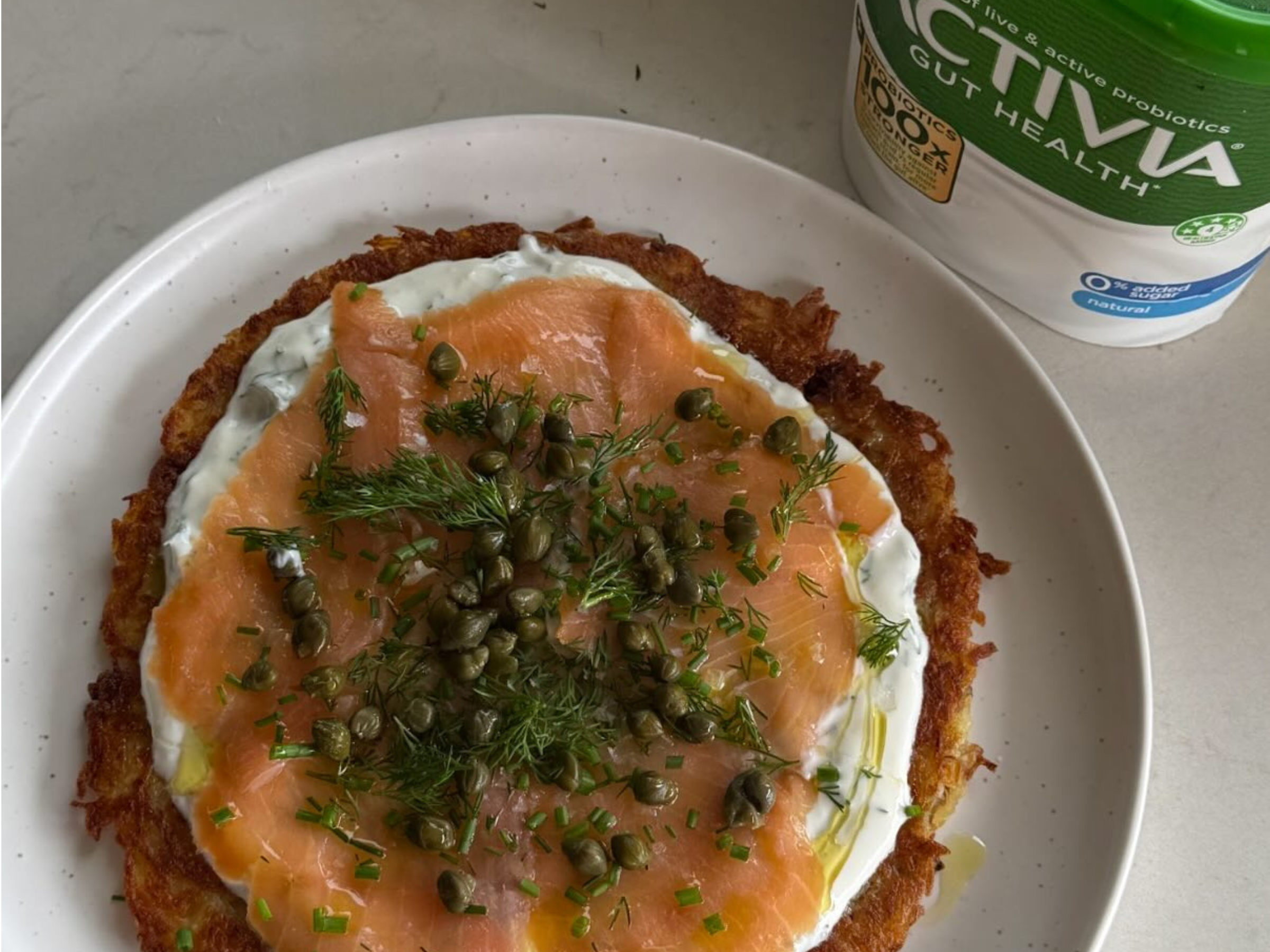 Smoked Salmon Potato Rosti
