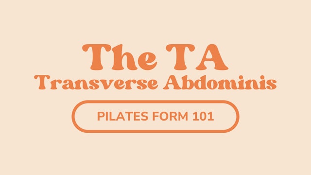 TA - Pilates 101