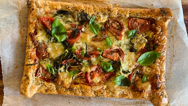 Tori's Zucchini and Tomato Tart