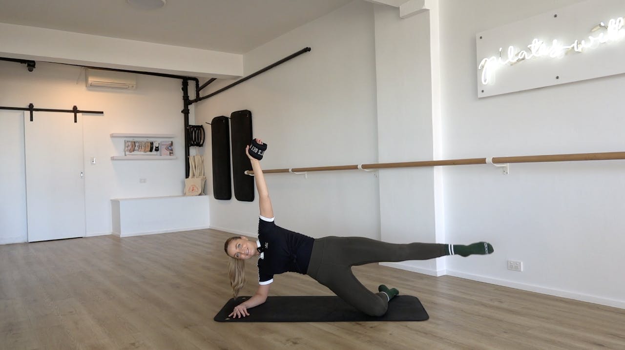 Express Ankle Weight Sesh Peaches Pilates Online