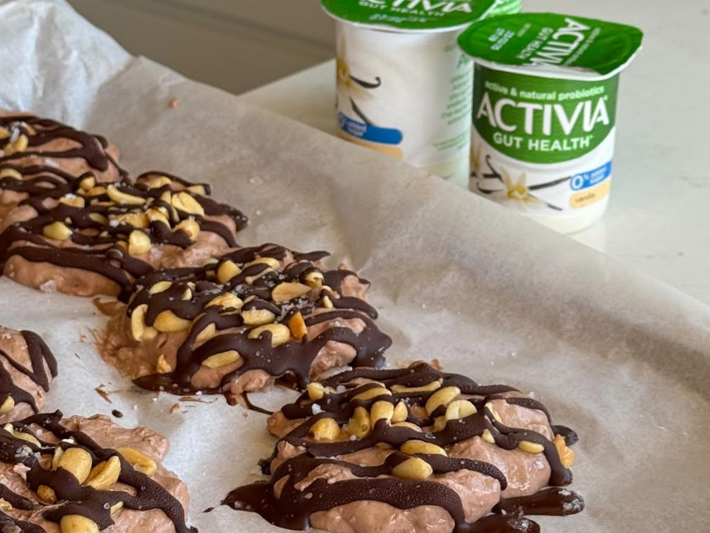 Frozen Peanut Butter Yoghurt Bites