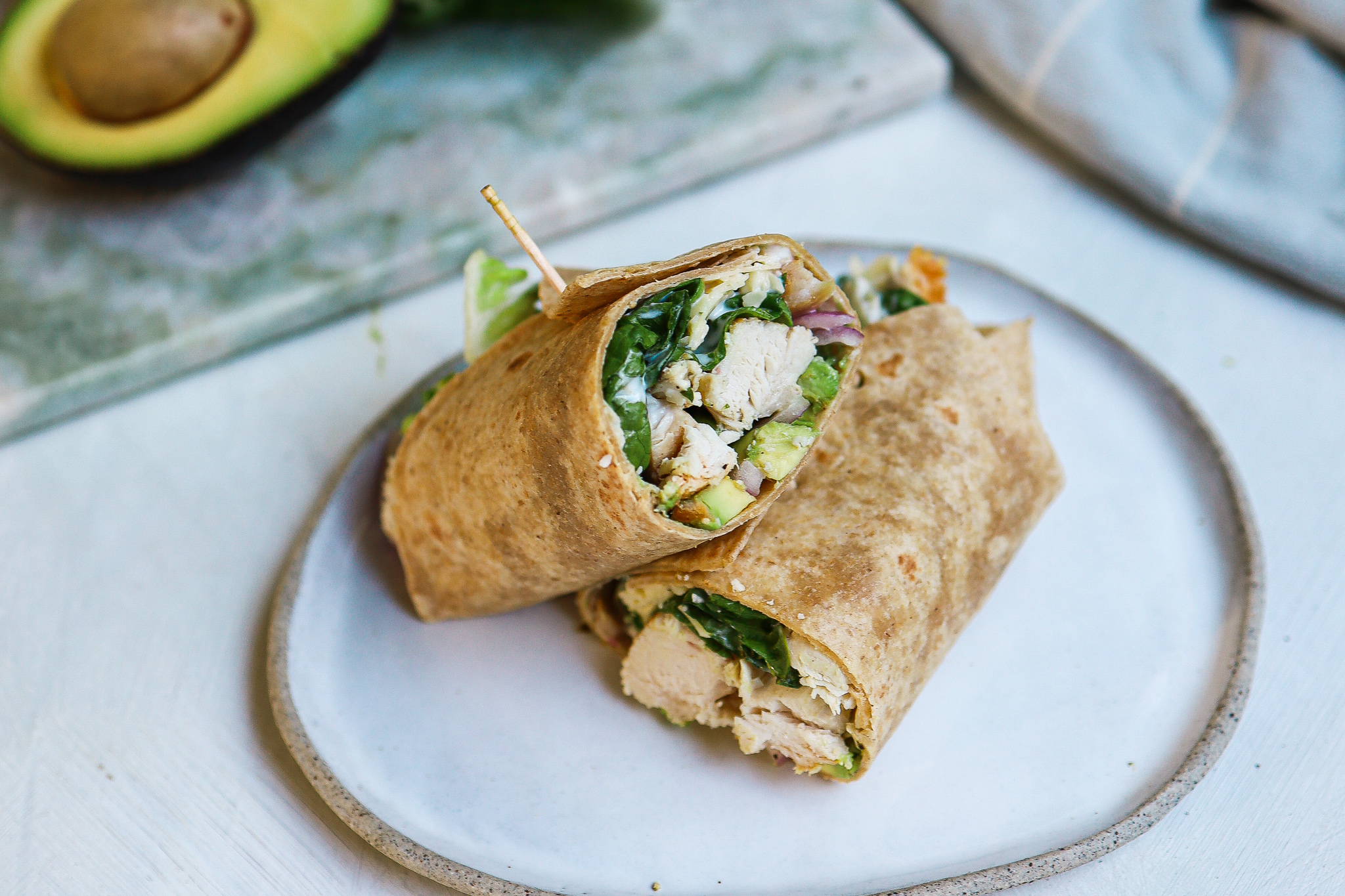 Chicken Caesar Wrap - Marika Day