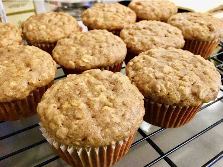Tori's Apple, Oat & Banana Muffins