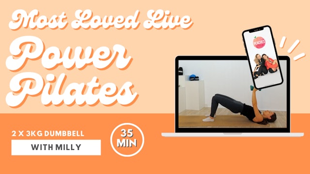 Most Loved Live - Power Pilates With Milly