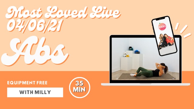 Most Loved Live With Milly - Pilates X Abs 04/06