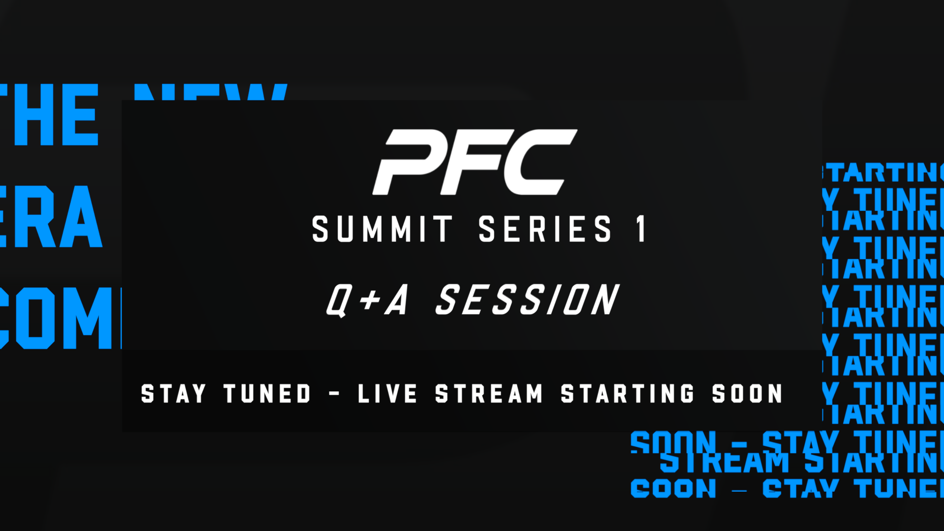 PFC SS1 Q+A Session