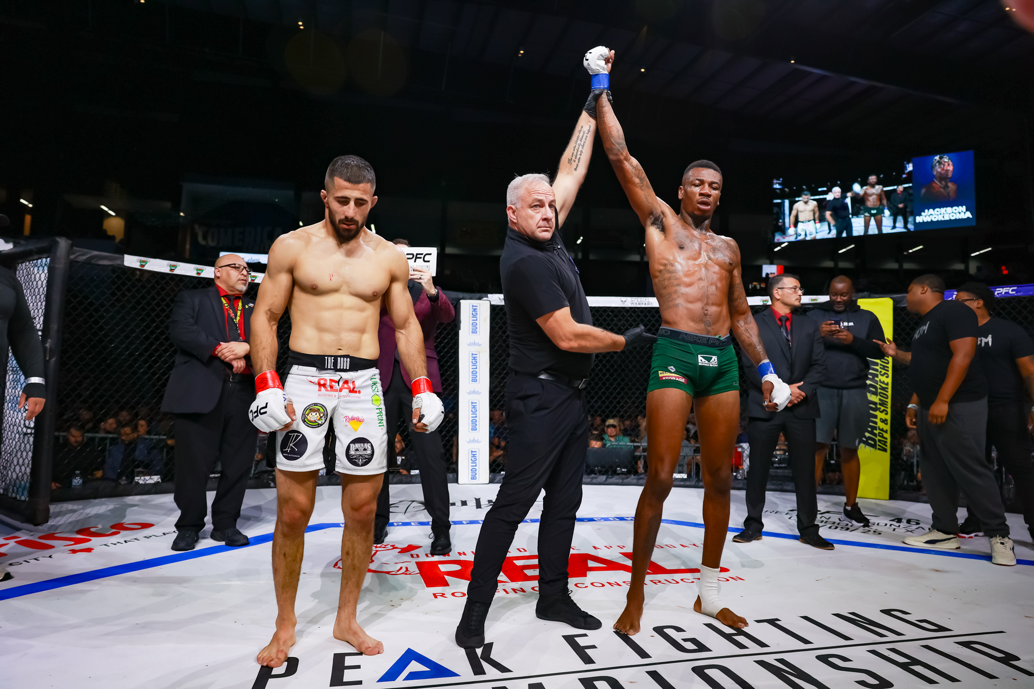 Jackson Nwokeoma vs Abbas Mounshed