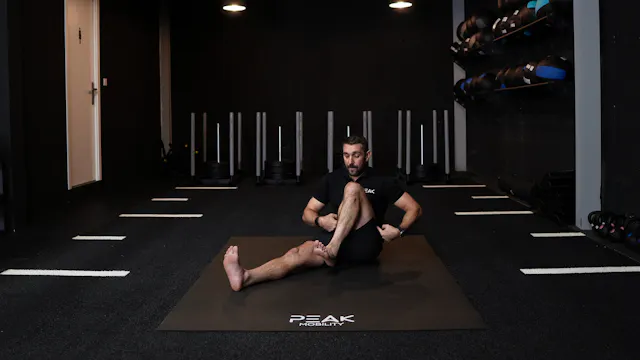 Seated Hip Flexion Passive Range Hold...