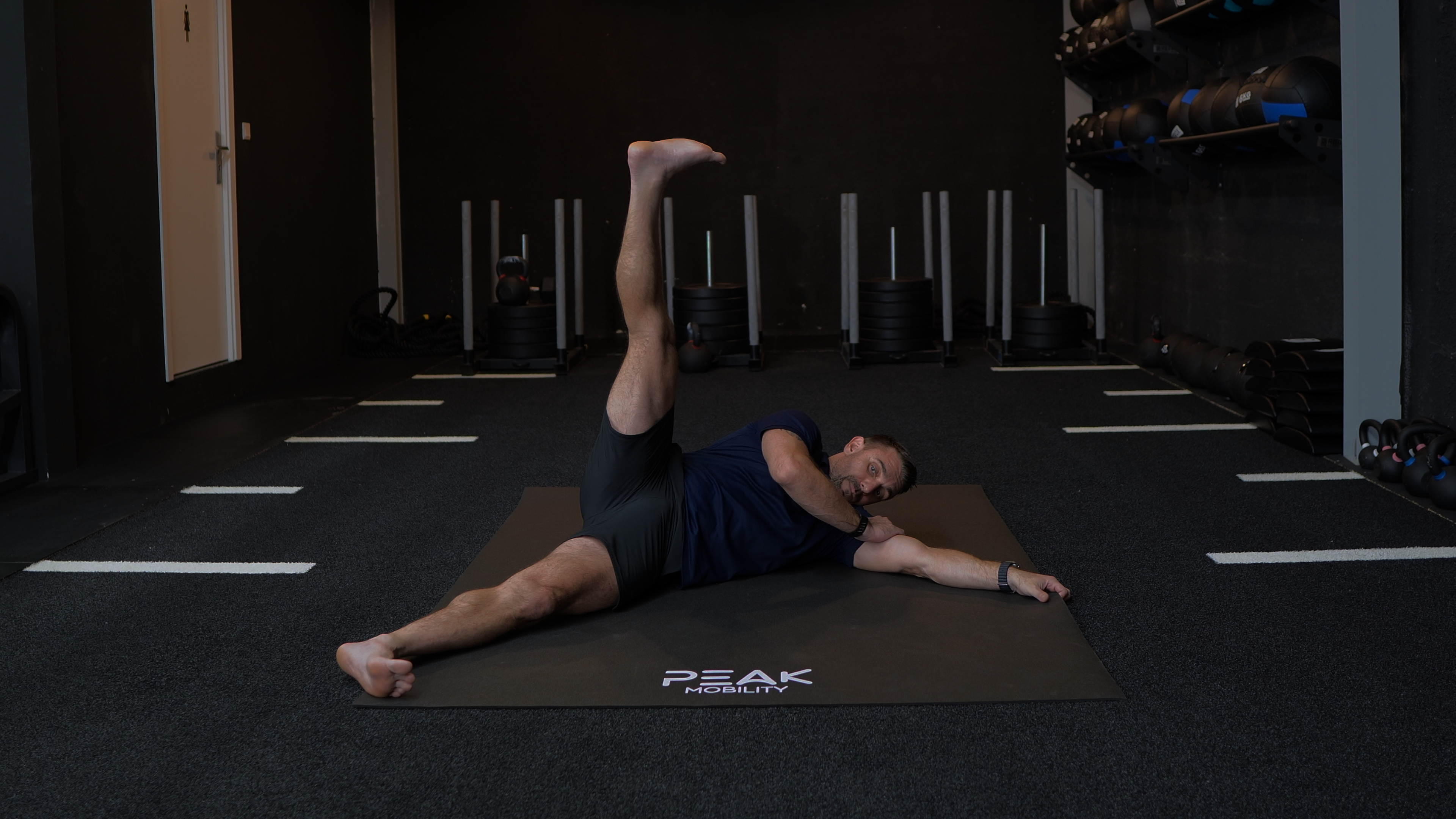 Side-lying Straight-leg Hip CARs