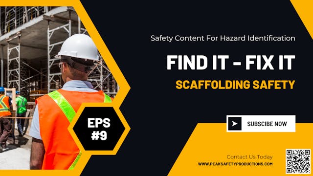 Tim 9.0 Scaffolding Safety