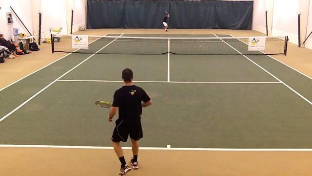 B4- Full Court Forehand Only Groundstroke