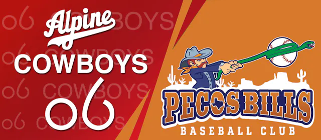 Pecos Bills @ Alpine Cowboys 06-13-2026 6:30:00 PM