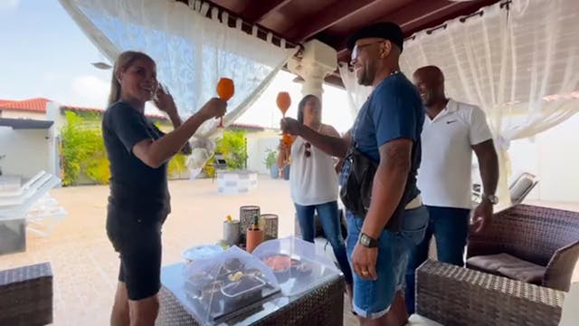 Karin and Orfeu in Aruba