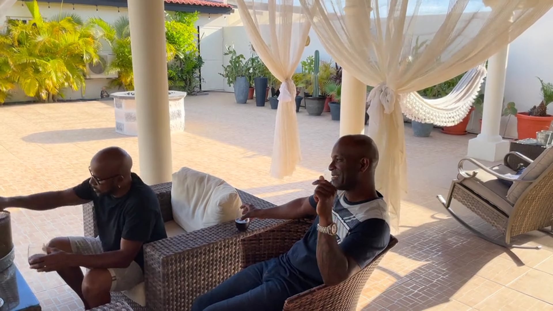 Having the boys over