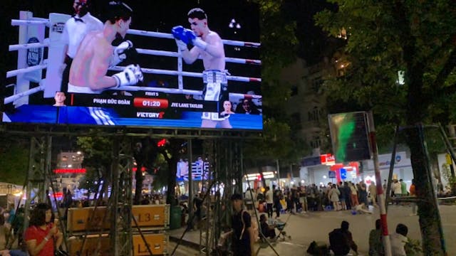 Fighting in Hanoi city