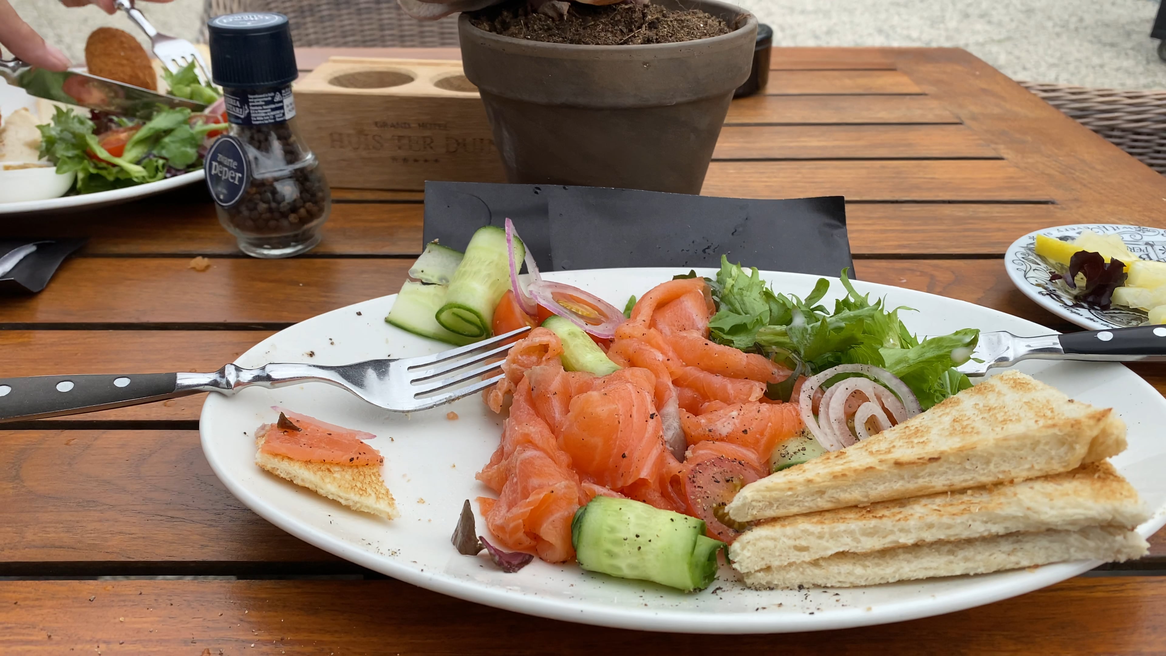 Smoked Salmon by the sea