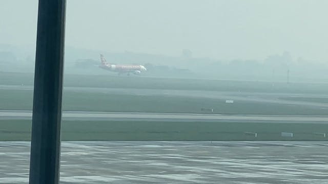 Coming and going at Hanoi airport