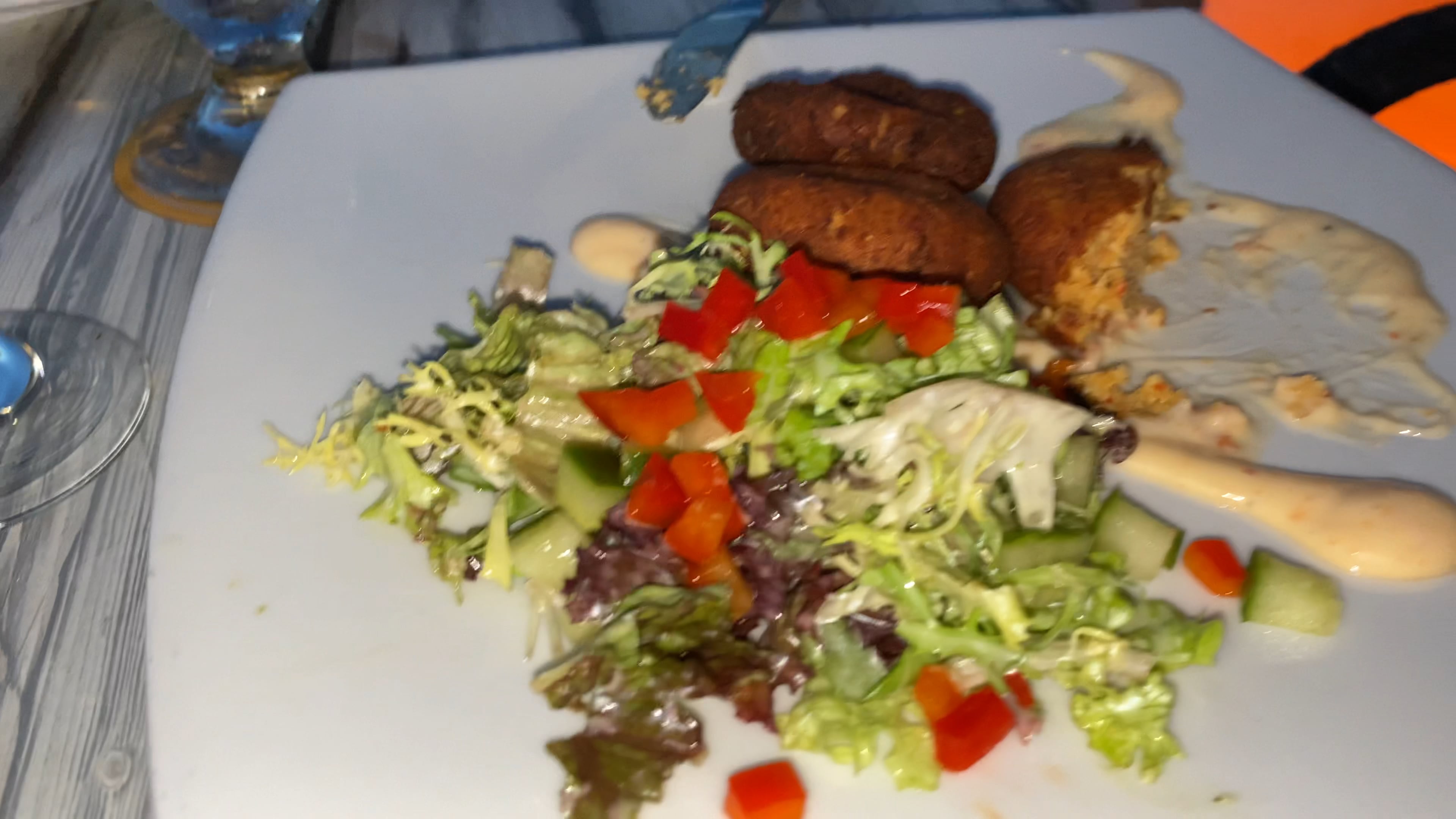 Crab cakes @ barefoot aruba