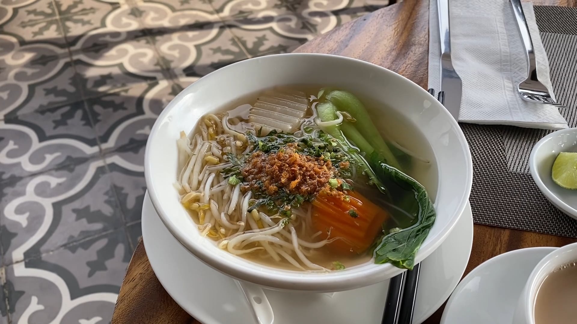 Breakfast in Cambodia