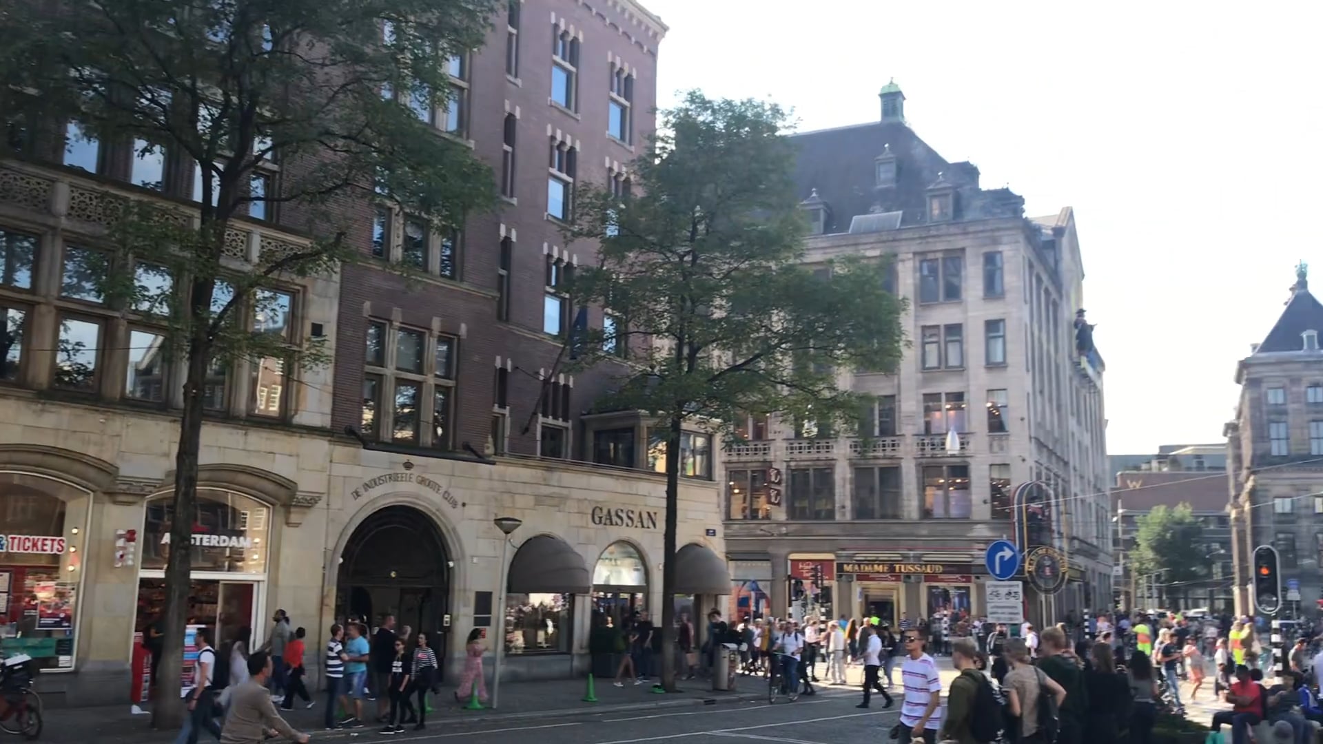 Dam Square in Amsterdam