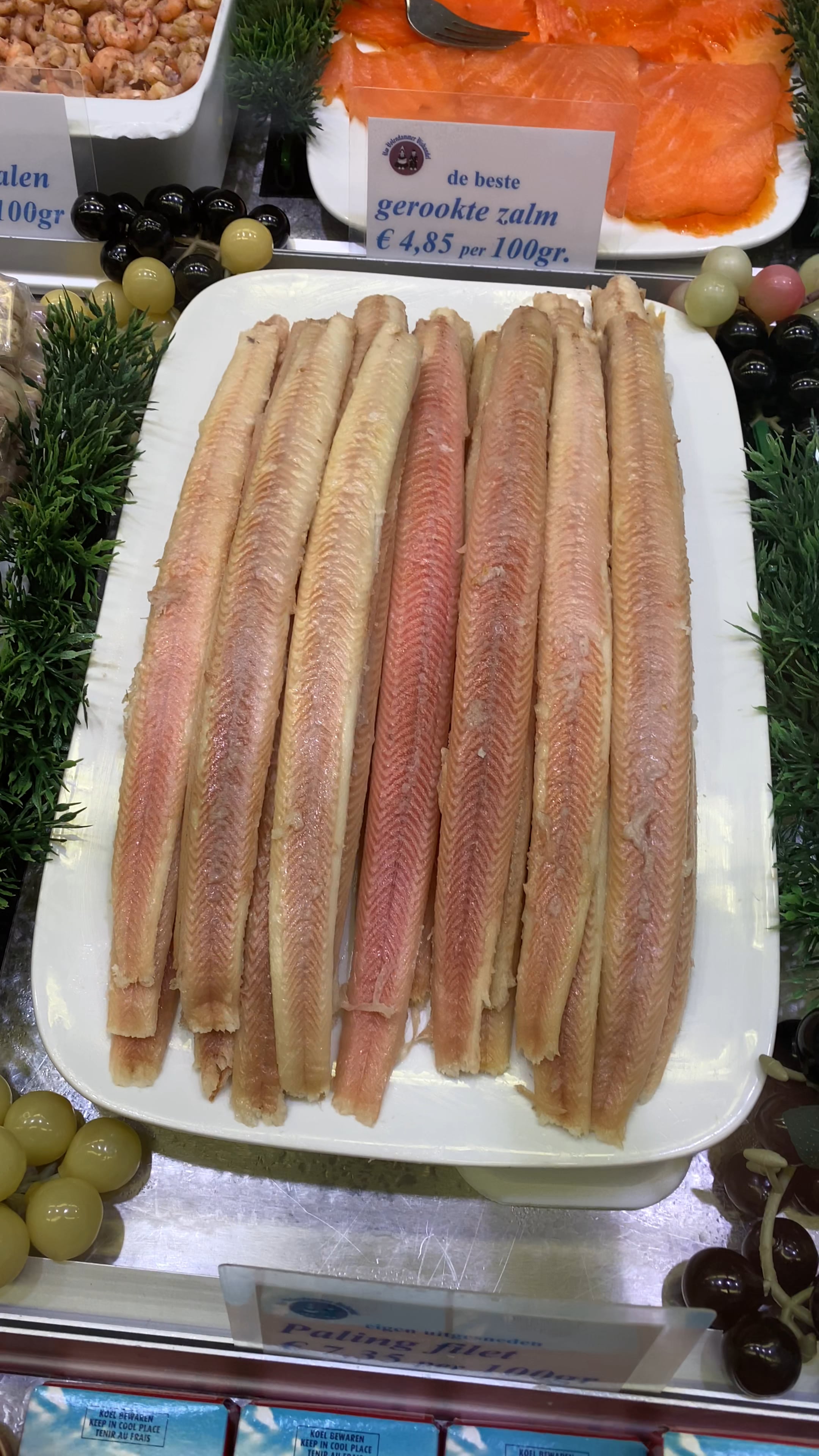 Smoked eel