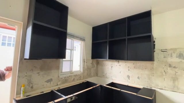 The new kitchen getting along!!