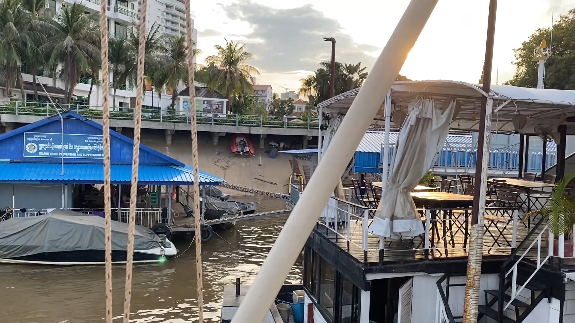 Going on a boat trip in Cambodia