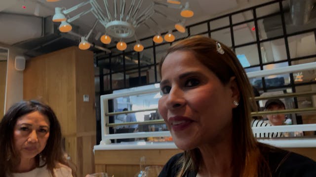 Lunch with Sandra Soemi at the seafoo...