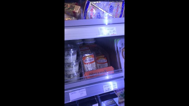 These in the fridge 