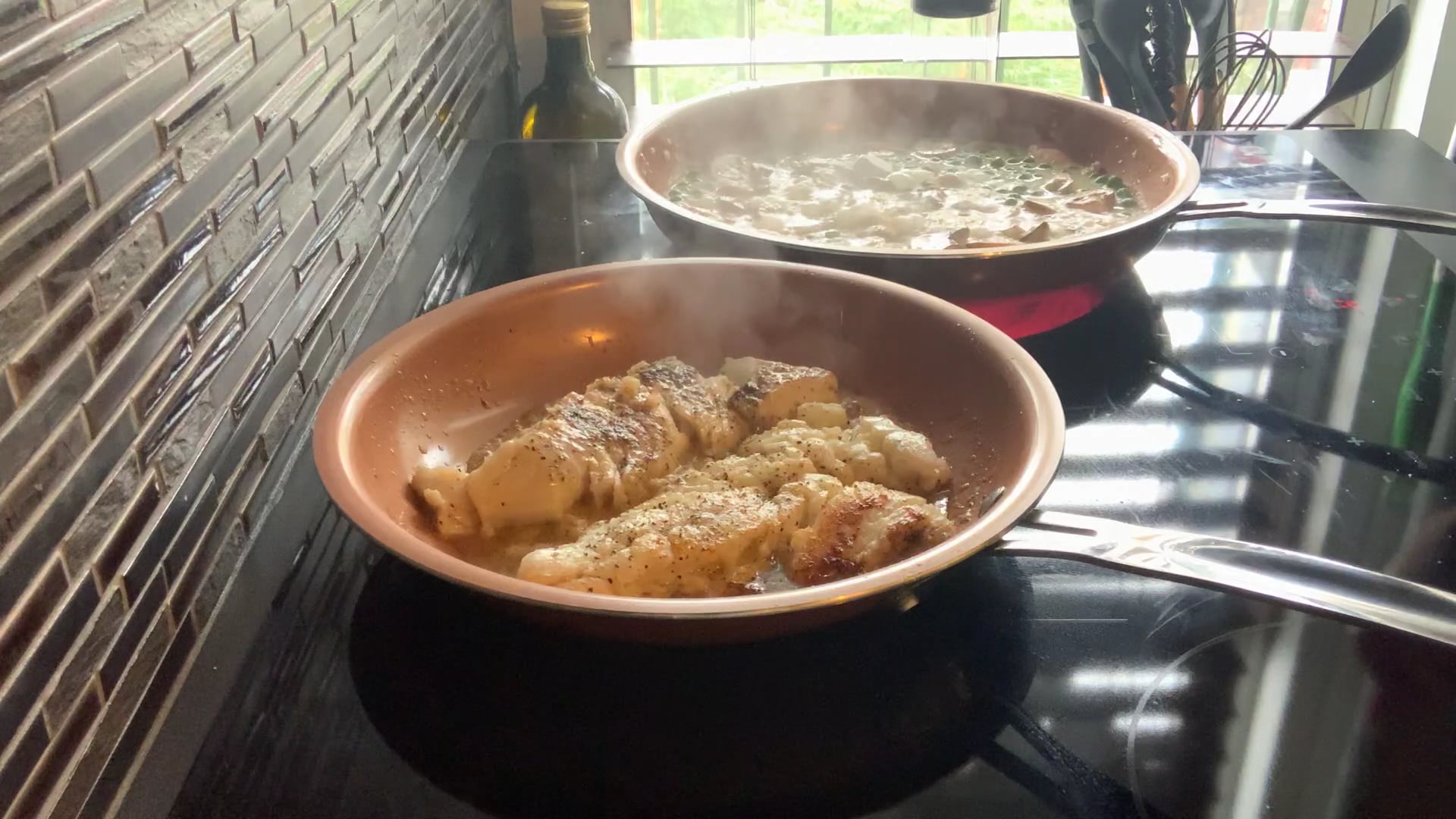 Cod with a lovely sauce