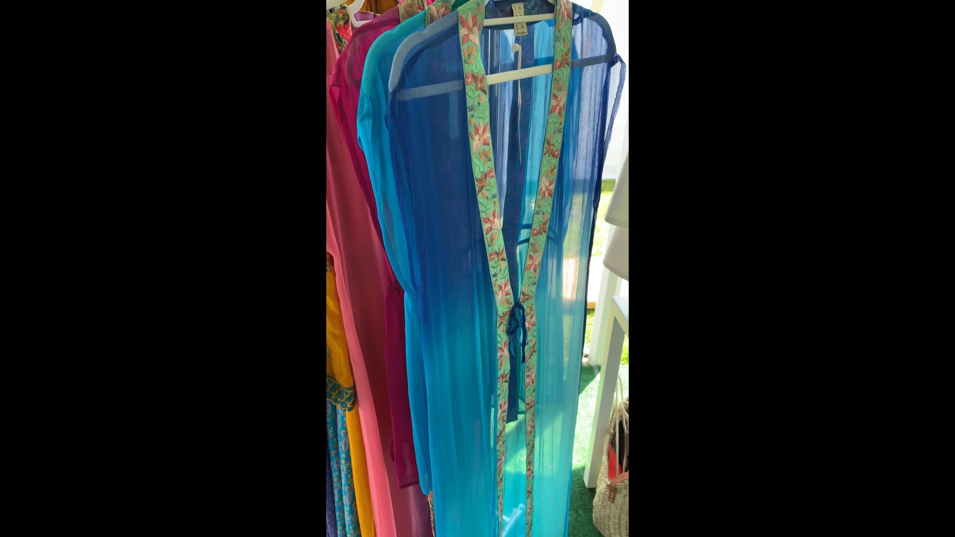 During the break at the polo