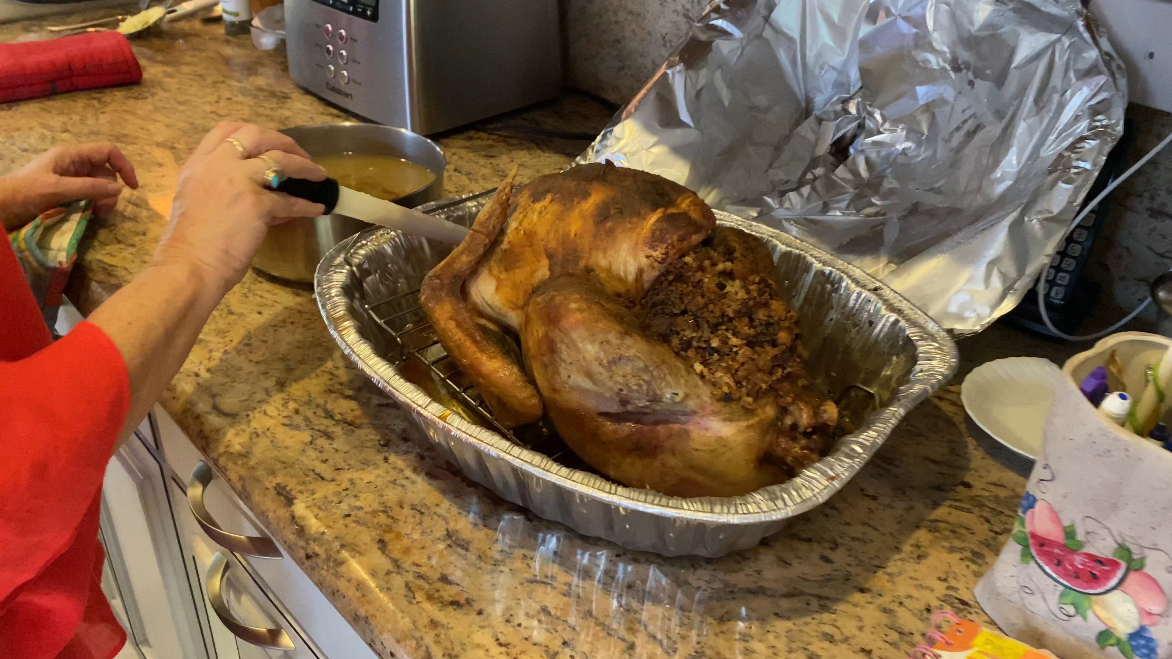 There's the turkey