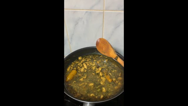 Curry chicken
