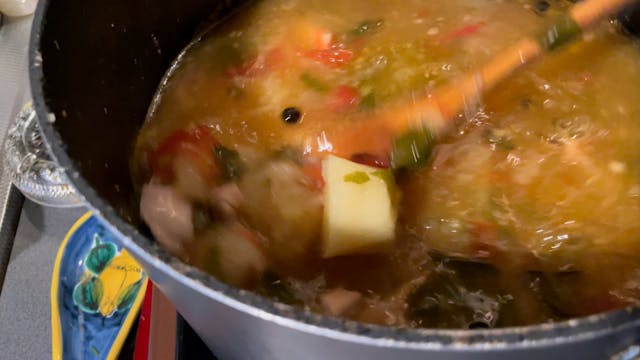 Yucca soup