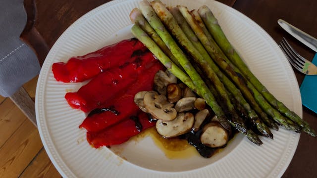 Grilled veggies Barcelona style