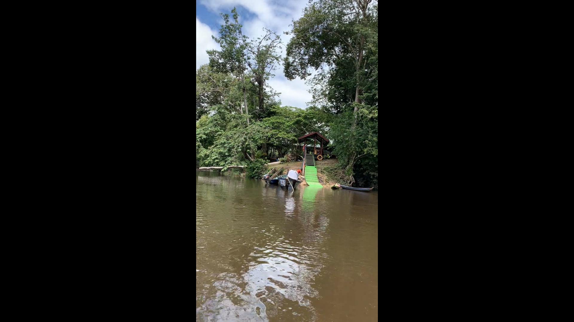 Last trip with the boat from kinini Katie to atjoni