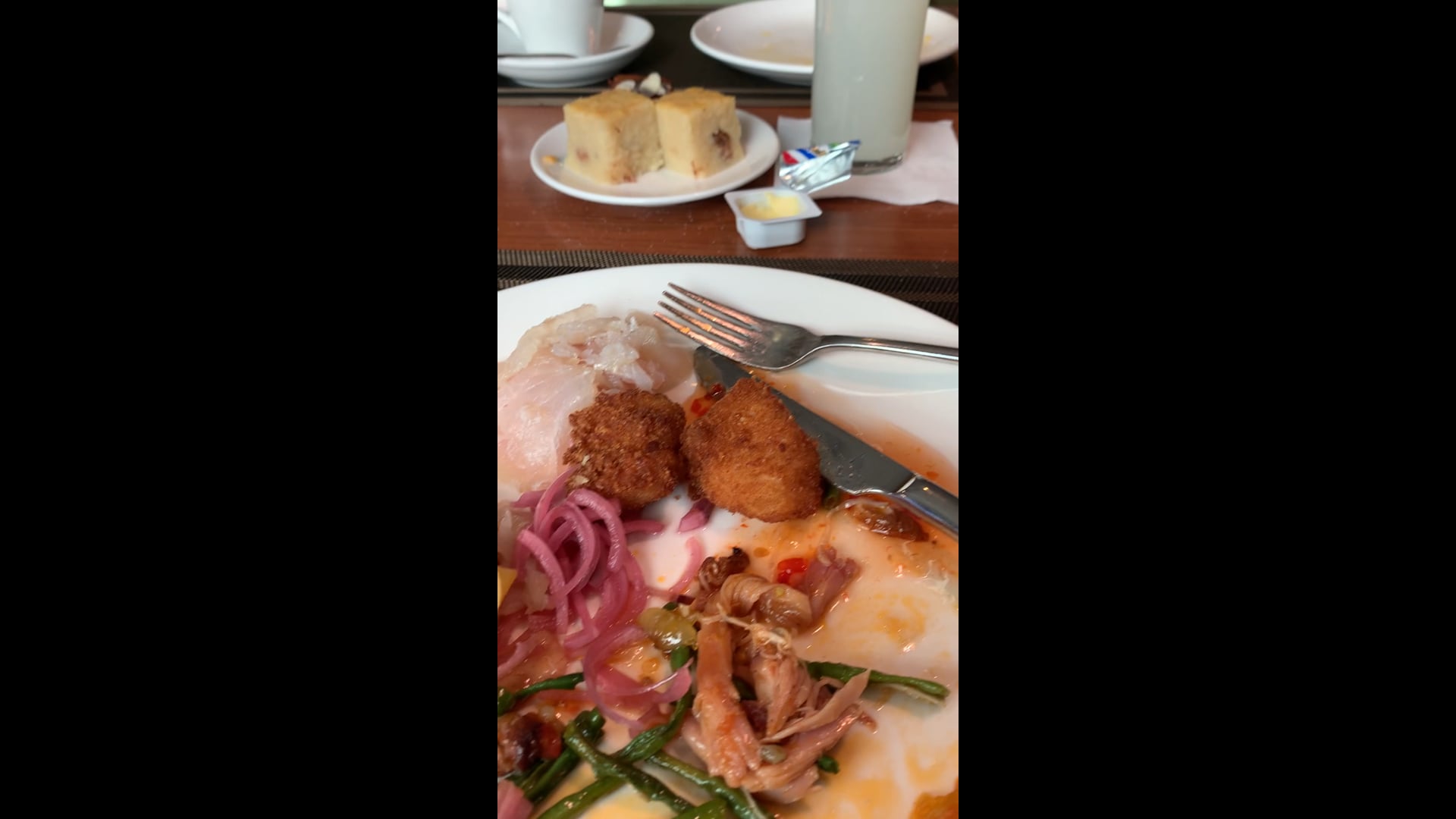 Breakfast at the marriot