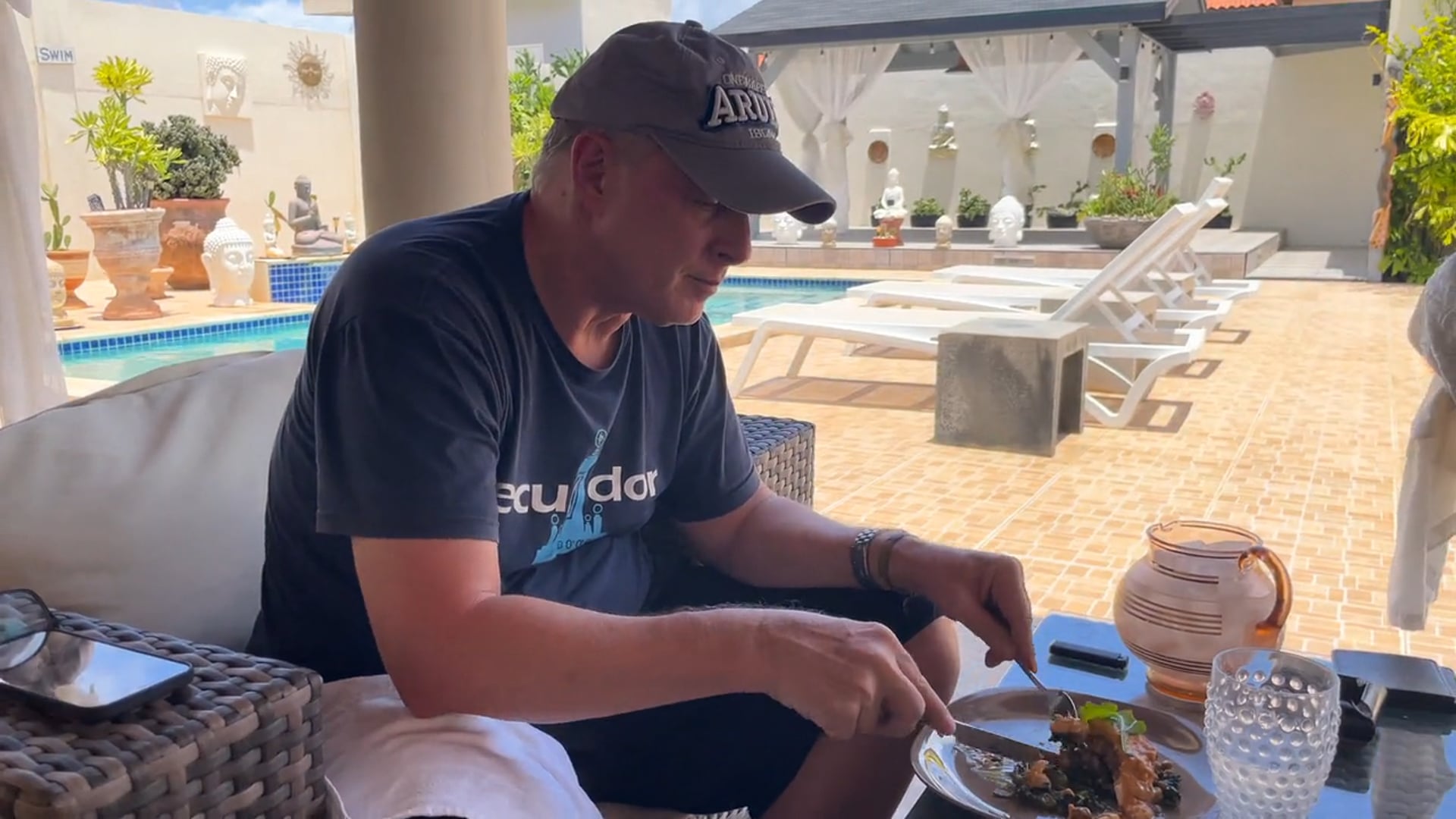 Arnaud over for lunch