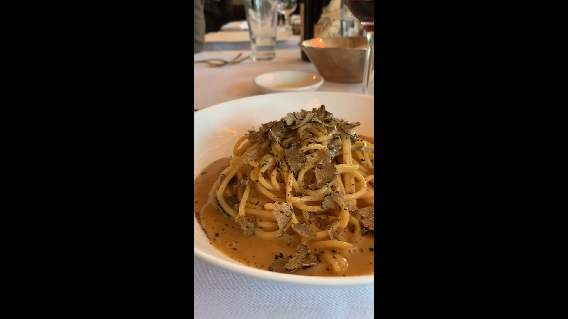 Ceconni's truffle pasta