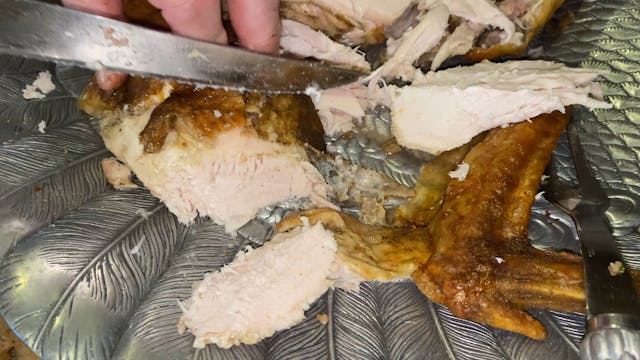 Carve the turkey