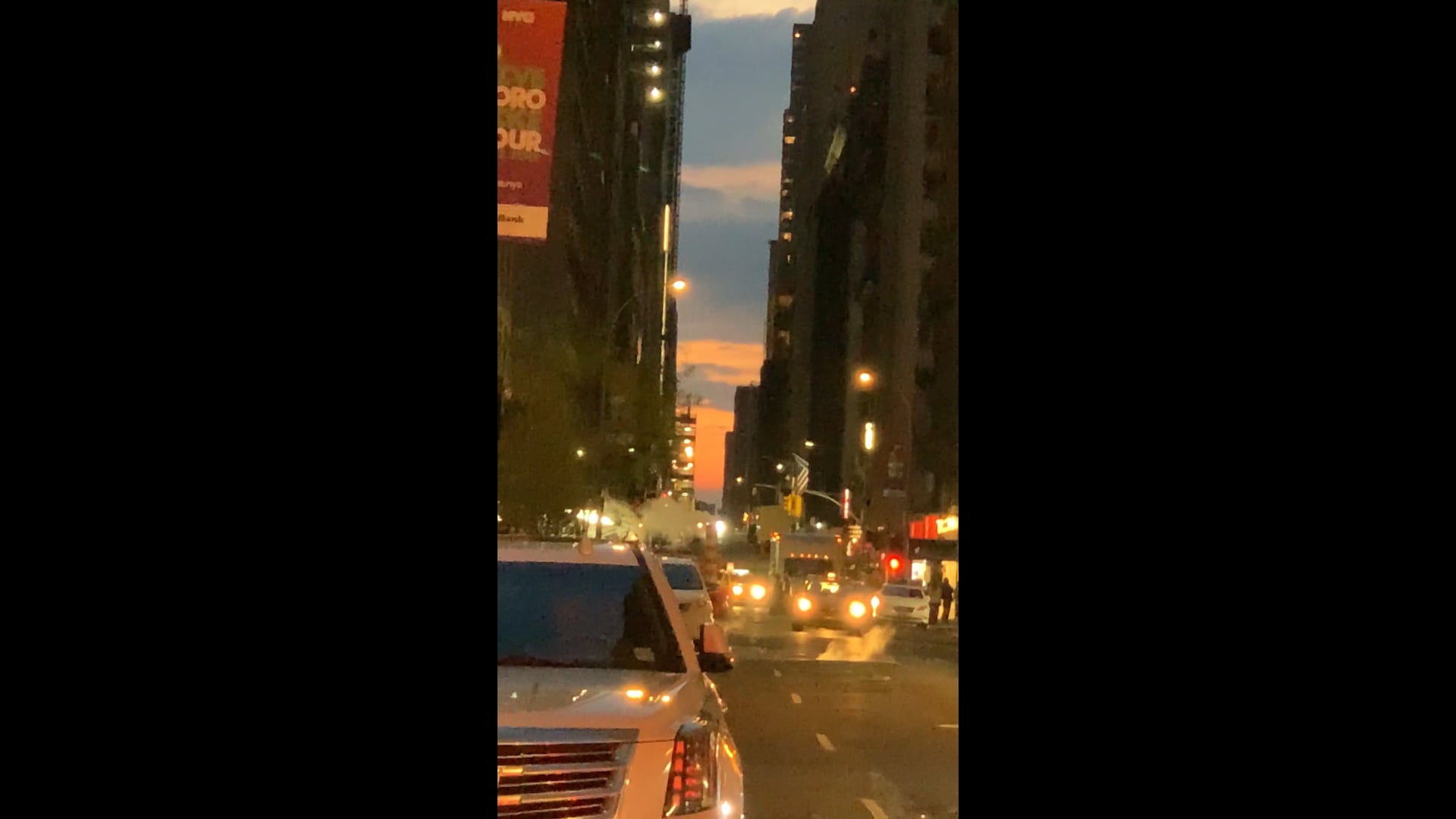 Sunset in Manhattan 